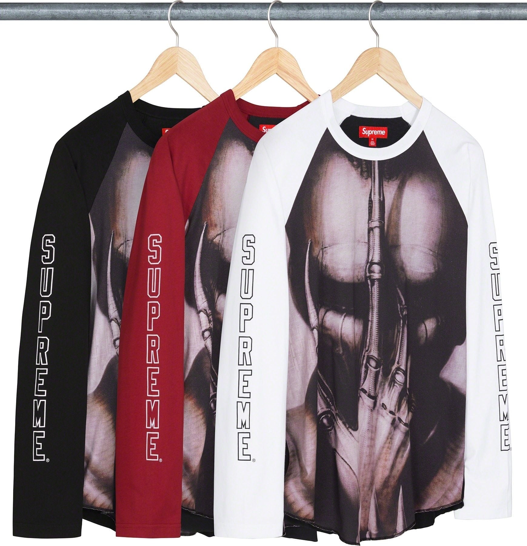 H.R. Giger Raglan L/S Top